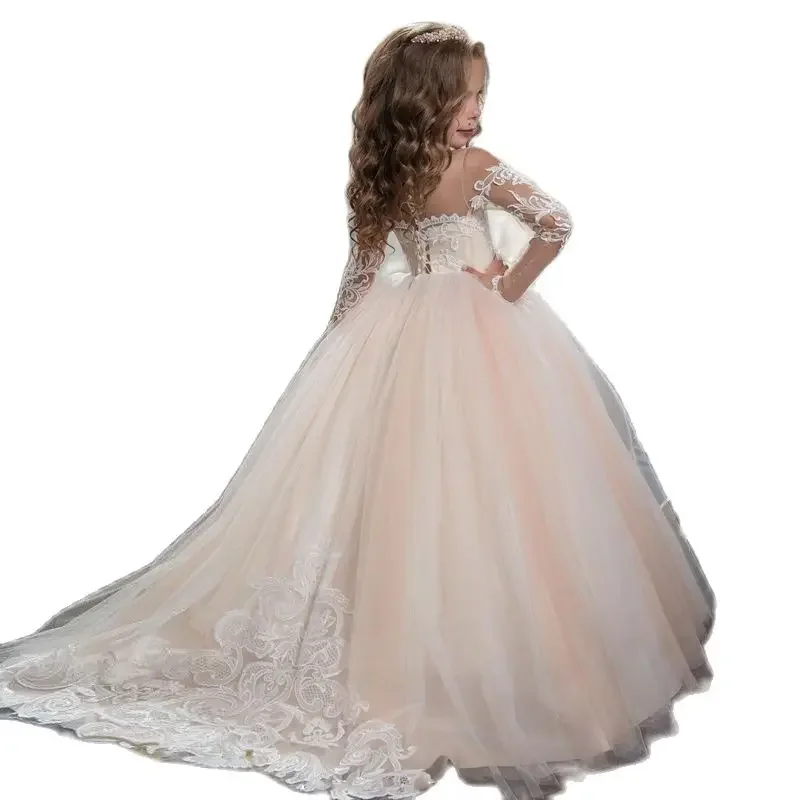 Flower Girl DressesChampagne Lace Flower Girl Dresses Tulle Full Sleeve Puffy For Weddings Kids Birthday Party Pageant First Com
Flower Girl DressesChampagne Lace Flower Girl Dresses Tulle Full Sleeve Puffy For Weddings Kids Birthday Party Pageant First Com