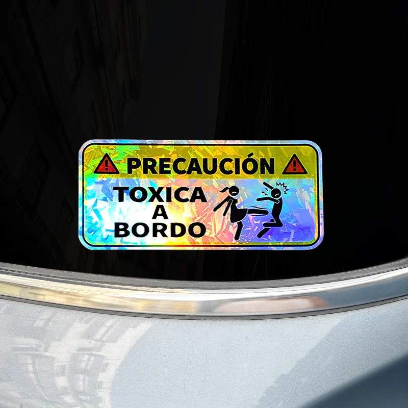 Spanish Warning Waterproof Vinyl Sticker PRECAUCIÓN TOXICA A BORDO Universal Boat Smooth Surface Safety Decor Decal
Spanish Warning Waterproof Vinyl Sticker PRECAUCIÓN TOXICA A BORDO Universal Boat Smooth Surface Safety Decor Decal