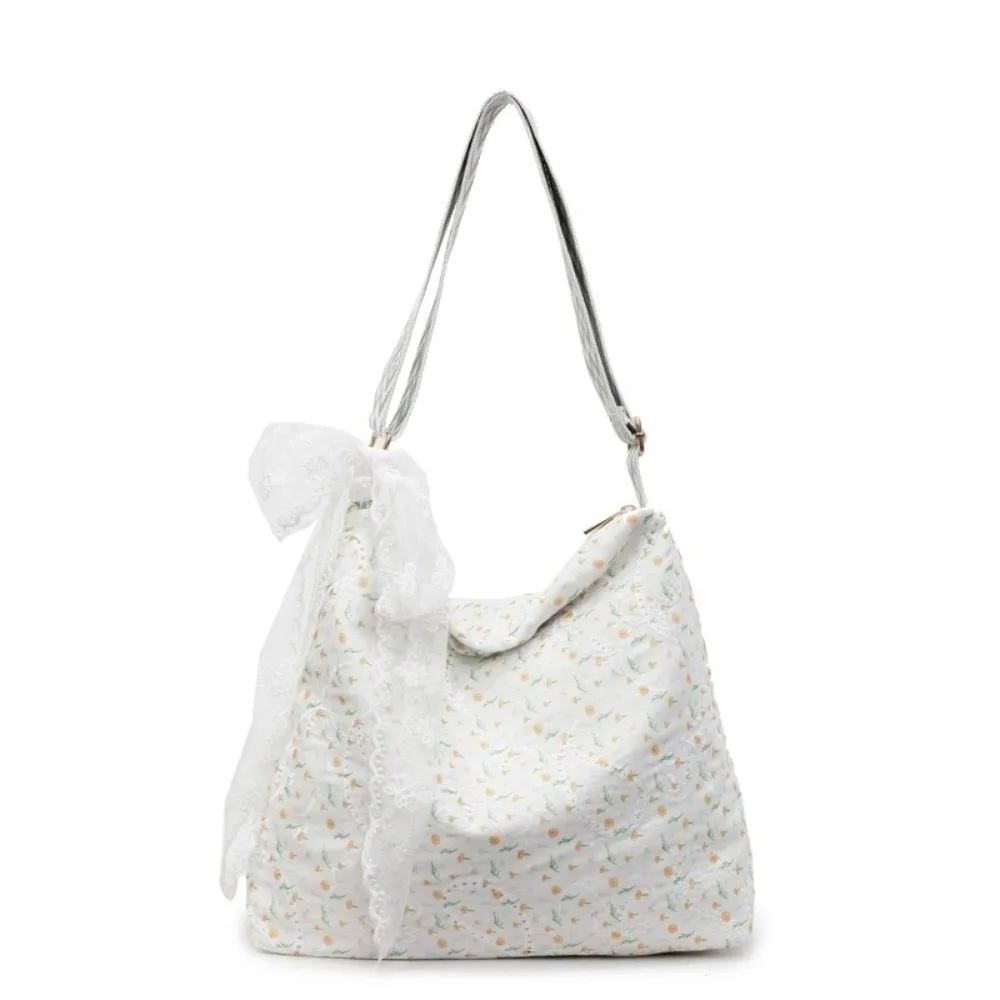 Korean Stylish Poka Dots Bag Lace Ribbons Sweet Floral Messenger Bag Large Capacity Leisure Women's Handbag Girls
Korean Stylish Poka Dots Bag Lace Ribbons Sweet Floral Messenger Bag Large Capacity Leisure Women's Handbag Girls