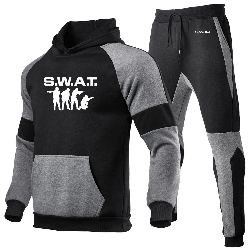 SWAT 2025 Spring Autumn high-quality casual men s sportswear set printed men s hoodie two-piece set sweatshirt hoodies
SWAT 2025 Spring Autumn high-quality casual men s sportswear set printed men s hoodie two-piece set sweatshirt hoodies