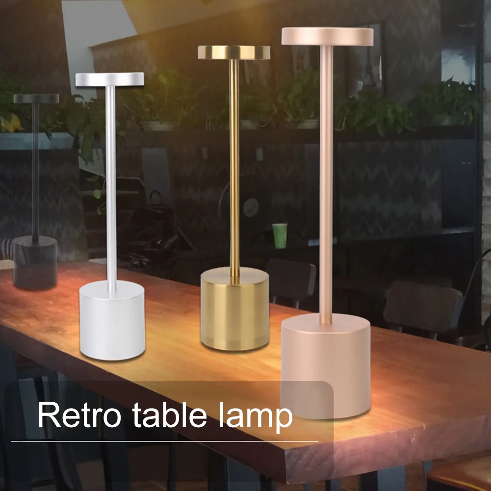 5V USB LED Bar Table Lamp Touch Sensor Retro Atmosphere Lights USB Rechargeable Metal Desk Lamp Night Light For Bar Restaurant
5V USB LED Bar Table Lamp Touch Sensor Retro Atmosphere Lights USB Rechargeable Metal Desk Lamp Night Light For Bar Restaurant