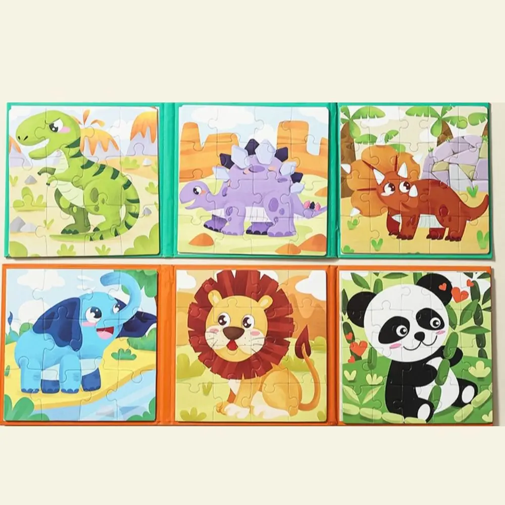 Handmade Magnetic Quiet Book Paper Repeated Pasting Dinosaur Sticker Book Cartoon Hand Ledger DIY Kids Busy Book Toy Children
Handmade Magnetic Quiet Book Paper Repeated Pasting Dinosaur Sticker Book Cartoon Hand Ledger DIY Kids Busy Book Toy Children