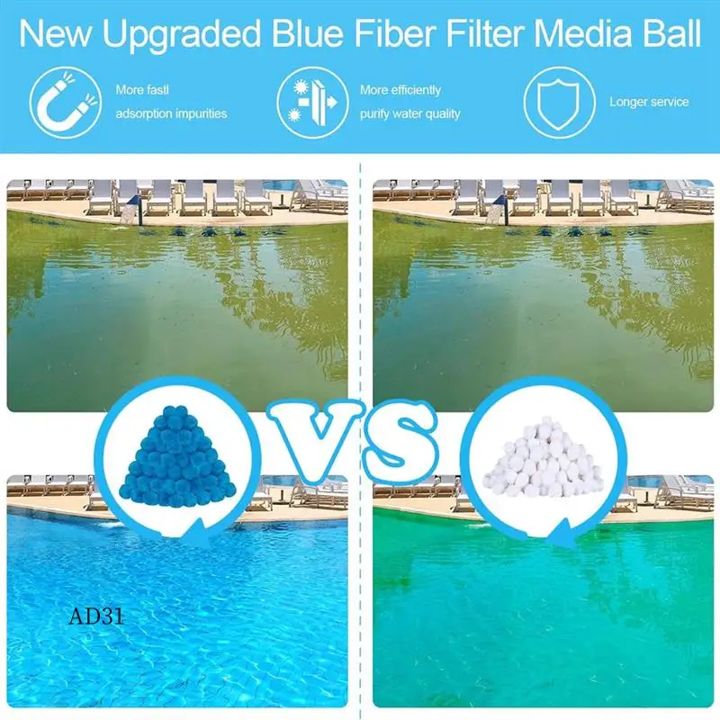 New-Pool Filter Balls, Pool Filter Sand Substitutes, Environmentally Friendly Filter Media Balls, Fiber Ball Filter Media
New-Pool Filter Balls, Pool Filter Sand Substitutes, Environmentally Friendly Filter Media Balls, Fiber Ball Filter Media