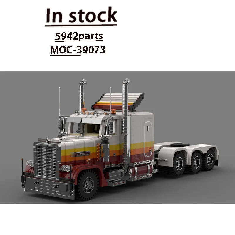 MOC-39073 New Urban Heavy-Duty Three-Axle Truck Building Block Model 5942 Parts Adult and Children Birthday Christmas Toy Gift
MOC-39073 New Urban Heavy-Duty Three-Axle Truck Building Block Model 5942 Parts Adult and Children Birthday Christmas Toy Gift