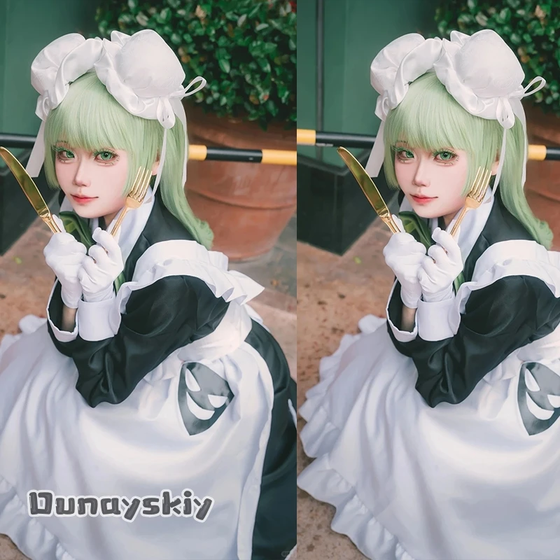 Dunayskiy*Heroine Saint No, I'm An All-Works Maid (And Proud Of It) Celestia Women Maid Outfit Long Dress Apron Dress Lolita
Dunayskiy*Heroine Saint No, I'm An All-Works Maid (And Proud Of It) Celestia Women Maid Outfit Long Dress Apron Dress Lolita