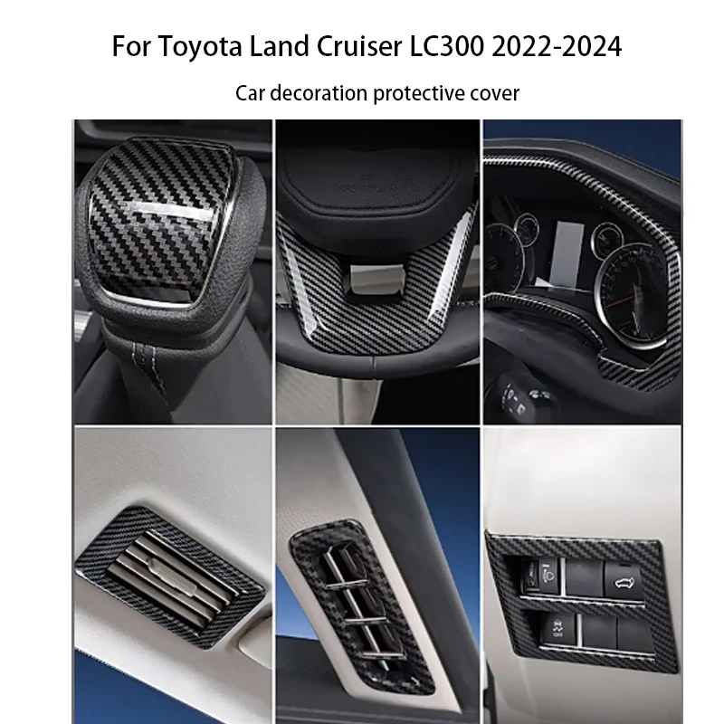 Для Toyota Land Cruiser 300 LC300 2022-2024 рамка чашки воды внутренняя ручка накладки на зеркало заднего вида аксессуары для интерьера
Для Toyota Land Cruiser 300 LC300 2022-2024 рамка чашки воды внутренняя ручка накладки на зеркало заднего вида аксессуары для интерьера
