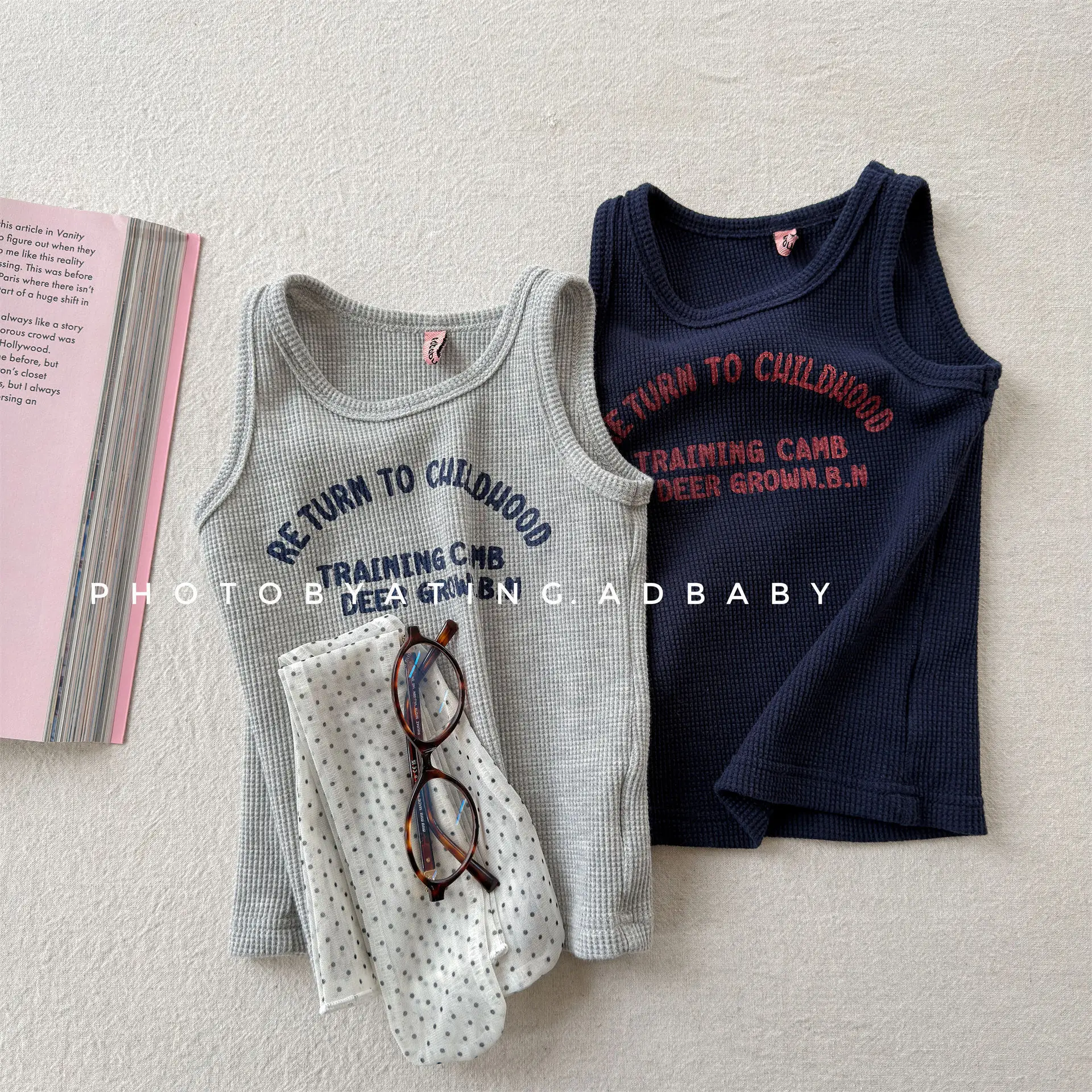 2026 Summer New Children Sleeveless T Shirts For Boys Girls Thin Cotton Vest Baby Letter Print Casual Vest Fashion Kids Clothes
2026 Summer New Children Sleeveless T Shirts For Boys Girls Thin Cotton Vest Baby Letter Print Casual Vest Fashion Kids Clothes