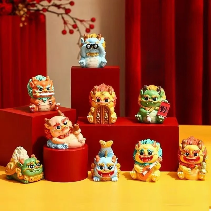 Creative Nine Piece Set Dragon Birth Nine Sons Gift Box, Twelve Zodiac Dragon Pattern Home Decoration, Office Desktop Decoration
Creative Nine Piece Set Dragon Birth Nine Sons Gift Box, Twelve Zodiac Dragon Pattern Home Decoration, Office Desktop Decoration