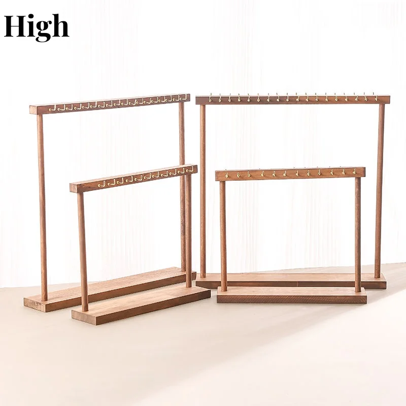 Jewelry Organizer Display Stand Wood Necklace Hanging Countertop Rack for Chains Earrings Bracelets Showcase Storage Rack
Jewelry Organizer Display Stand Wood Necklace Hanging Countertop Rack for Chains Earrings Bracelets Showcase Storage Rack