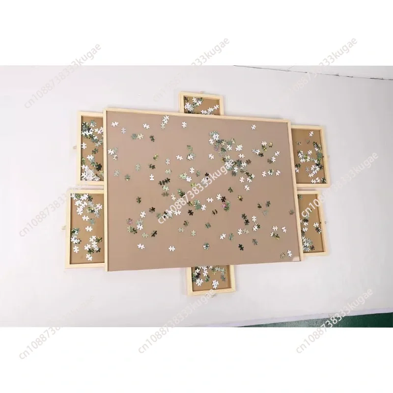 Деревянный стол-головоломка Портативный с выдвижным ящиком для хранения Вращающийся сортировочный стол
Деревянный стол-головоломка Портативный с выдвижным ящиком для хранения Вращающийся сортировочный стол