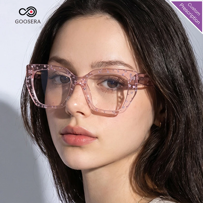 Transparent Presbyopia Glasses for Women Luxury Brand Anti Blue Light Computer Eyeglasses Stylish Gradient Pink Glasses Frame
Transparent Presbyopia Glasses for Women Luxury Brand Anti Blue Light Computer Eyeglasses Stylish Gradient Pink Glasses Frame
