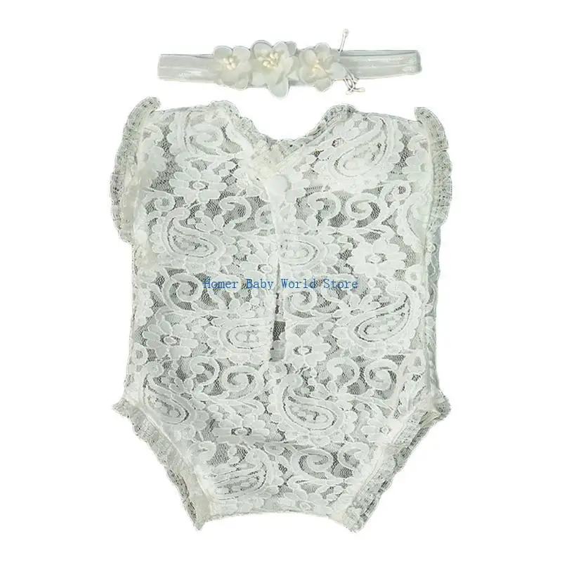 B2QD 2 шт. реквизит для фотосессии новорожденных, кружевной повязка на голову, комбинезон, комплект для детской фотосессии, боди
B2QD 2 шт. реквизит для фотосессии новорожденных, кружевной повязка на голову, комбинезон, комплект для детской фотосессии, боди