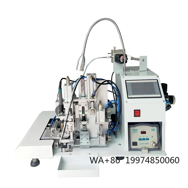Semi Automatic USB Data Wire Cable Soldering Machine With Cutting and Stripping Functions
Semi Automatic USB Data Wire Cable Soldering Machine With Cutting and Stripping Functions
