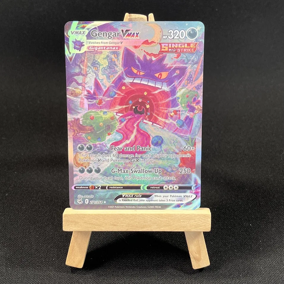 Мета-карты Miniso Pokémon TCG Holo VMAX/VSTAR + свободные рукава — серия BRS/ASR/FST
Мета-карты Miniso Pokémon TCG Holo VMAX/VSTAR + свободные рукава — серия BRS/ASR/FST