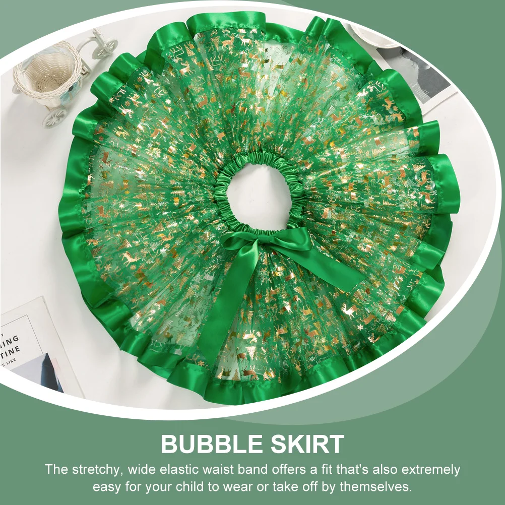 Christmas Bubble For Girl Party Tutu Dress Children Costume Creative Tulle Skirt Reusable Print Gauze Skirt Stage Performance 
Christmas Bubble For Girl Party Tutu Dress Children Costume Creative Tulle Skirt Reusable Print Gauze Skirt Stage Performance