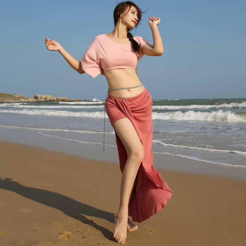 New Belly Dance Practice Clothing for Women Comfortable and Breathable Water Yarn Set Women's Oriental Dance Performance Set
New Belly Dance Practice Clothing for Women Comfortable and Breathable Water Yarn Set Women's Oriental Dance Performance Set