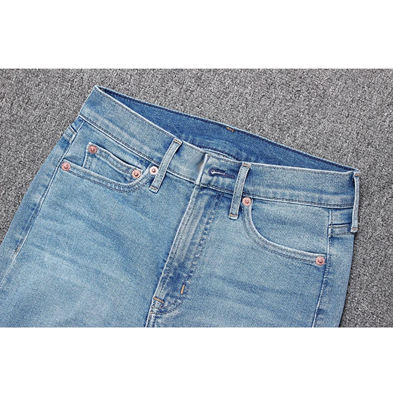 Spring Autumn Blue Waed Elastic Bell Bot Jeans High Waist Cotton Stretch Denim plus Size Women's Faion Trend
Spring Autumn Blue Waed Elastic Bell Bot Jeans High Waist Cotton Stretch Denim plus Size Women's Faion Trend
