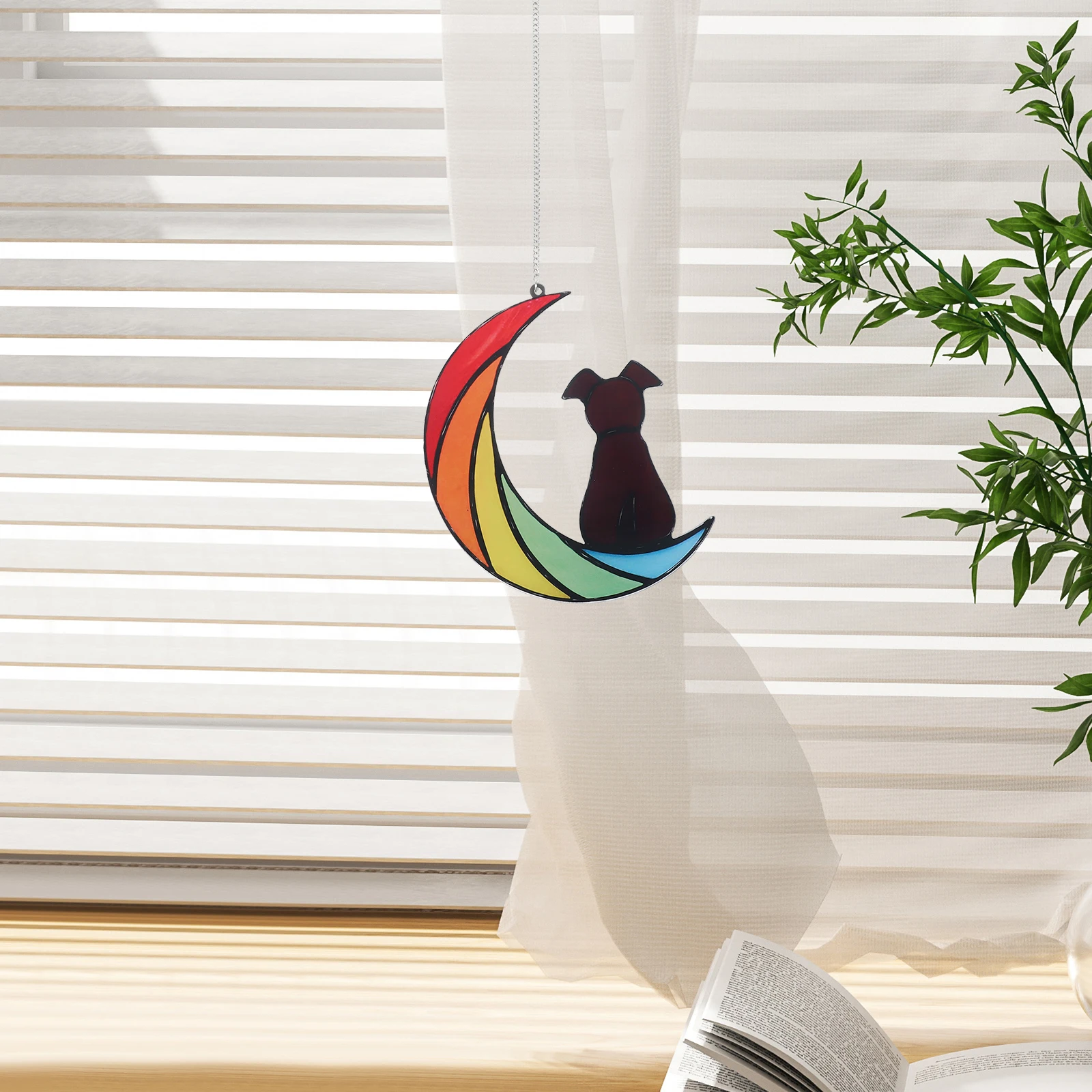 Rainbow Catcher Acrylic Dog Pendant Stained Hanging Window Glass Ornament Home Wall Garden Suncatcher Decor
Rainbow Catcher Acrylic Dog Pendant Stained Hanging Window Glass Ornament Home Wall Garden Suncatcher Decor
