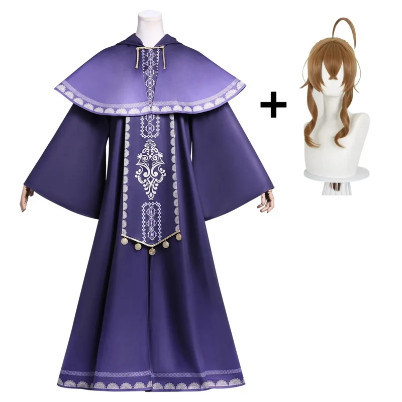 Бесшумный аниме-ведьма Моника Эверт, карнавальный костюм, парик, фиолетовый волшебный плащ, платье для женщин и мужчин x;2,f;5.n;
Бесшумный аниме-ведьма Моника Эверт, карнавальный костюм, парик, фиолетовый волшебный плащ, платье для женщин и мужчин x;2,f;5.n;