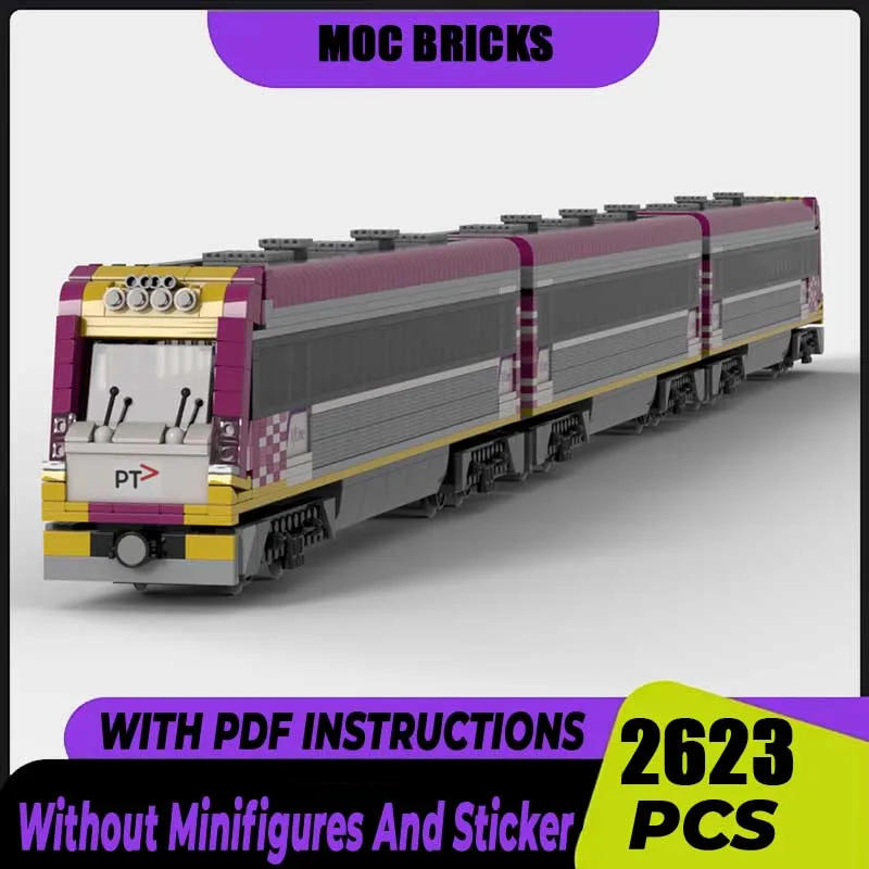 Железнодорожный поезд Moc, строительные блоки, дизельный несколько блоков (DMU), поезда, модель, технология, кирпичи, сделай сам, сборка, игрушки, подарки
Железнодорожный поезд Moc, строительные блоки, дизельный несколько блоков (DMU), поезда, модель, технология, кирпичи, сделай сам, сборка, игрушки, подарки