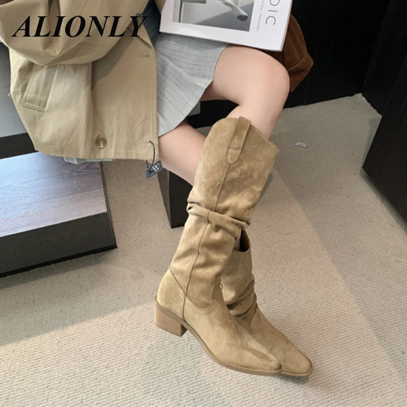 Alionly 2025 New Winter Round Toe Women Knee-High Boots Concise Punk Style Thin High Heels Shoes Female Long Booties
Alionly 2025 New Winter Round Toe Women Knee-High Boots Concise Punk Style Thin High Heels Shoes Female Long Booties