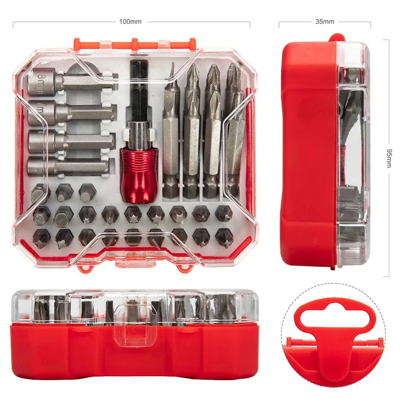 BIESUO Household Daily 34 Screwdriver Head Set of Multi-specification One-line Hex Head Screwdriver
BIESUO Household Daily 34 Screwdriver Head Set of Multi-specification One-line Hex Head Screwdriver