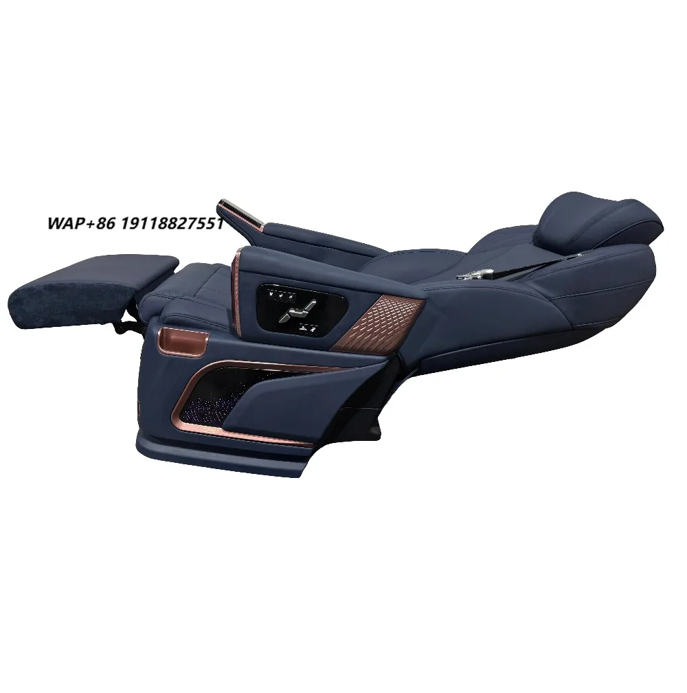 Custom Luxury Captain Seat with Electric Legrest and Smart Touch Screen for Van Interior Upgrade
Custom Luxury Captain Seat with Electric Legrest and Smart Touch Screen for Van Interior Upgrade