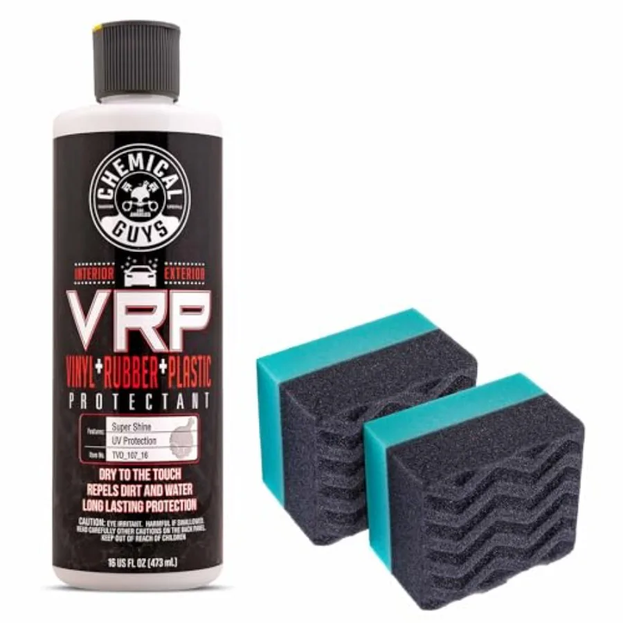 VRP Protectant and WonderWave Applicators Kit - 16 oz Vinyl, Rubber, and Plastic Dressing with Foam Applicators - Restores Your
VRP Protectant and WonderWave Applicators Kit - 16 oz Vinyl, Rubber, and Plastic Dressing with Foam Applicators - Restores Your