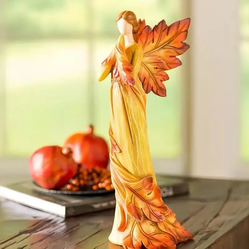 Autumn Maple Leaf Angel Wings Angel Statue Desktop Decoration Creative Autumn Angel Sculpture Resin For Home Office Decoration
Autumn Maple Leaf Angel Wings Angel Statue Desktop Decoration Creative Autumn Angel Sculpture Resin For Home Office Decoration