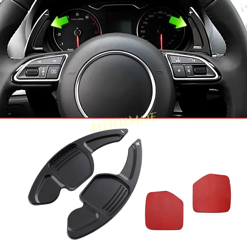 Black Interior Steering Wheel Gear Shift Paddle Shifter Extension Accessories For Audi A3 A4 B8 A5 A6 C7 A7 A8 Q3 Q5 TT
Black Interior Steering Wheel Gear Shift Paddle Shifter Extension Accessories For Audi A3 A4 B8 A5 A6 C7 A7 A8 Q3 Q5 TT