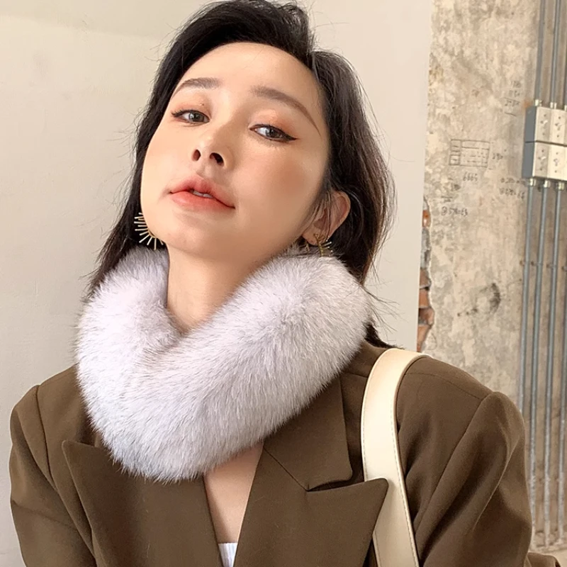 High Quality Winter Real Natural Fox Fur Neckerchief Women Warm Double Fur Scarf Luxury Female Thick Scarves Geniune Leather
High Quality Winter Real Natural Fox Fur Neckerchief Women Warm Double Fur Scarf Luxury Female Thick Scarves Geniune Leather