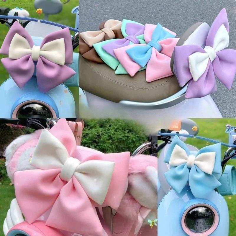 Motorcycle Helmet Bow Decoration Dual-color Bow Electric Bike Bowknot Helmet Accessories for Car Body Bowknot Decor For Women
Motorcycle Helmet Bow Decoration Dual-color Bow Electric Bike Bowknot Helmet Accessories for Car Body Bowknot Decor For Women
