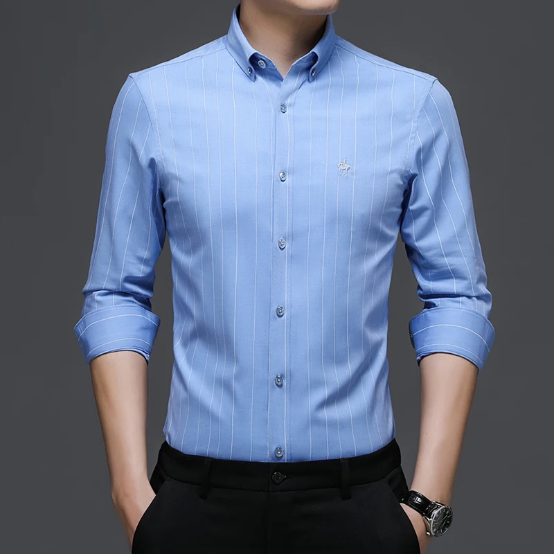 Bamboo Fiber Stretch Anti-Wrinkle Mens Shirts Long Sleeve Dress Shirts For Slim Fit Camisa Social Business Blouse White Shirt
Bamboo Fiber Stretch Anti-Wrinkle Mens Shirts Long Sleeve Dress Shirts For Slim Fit Camisa Social Business Blouse White Shirt