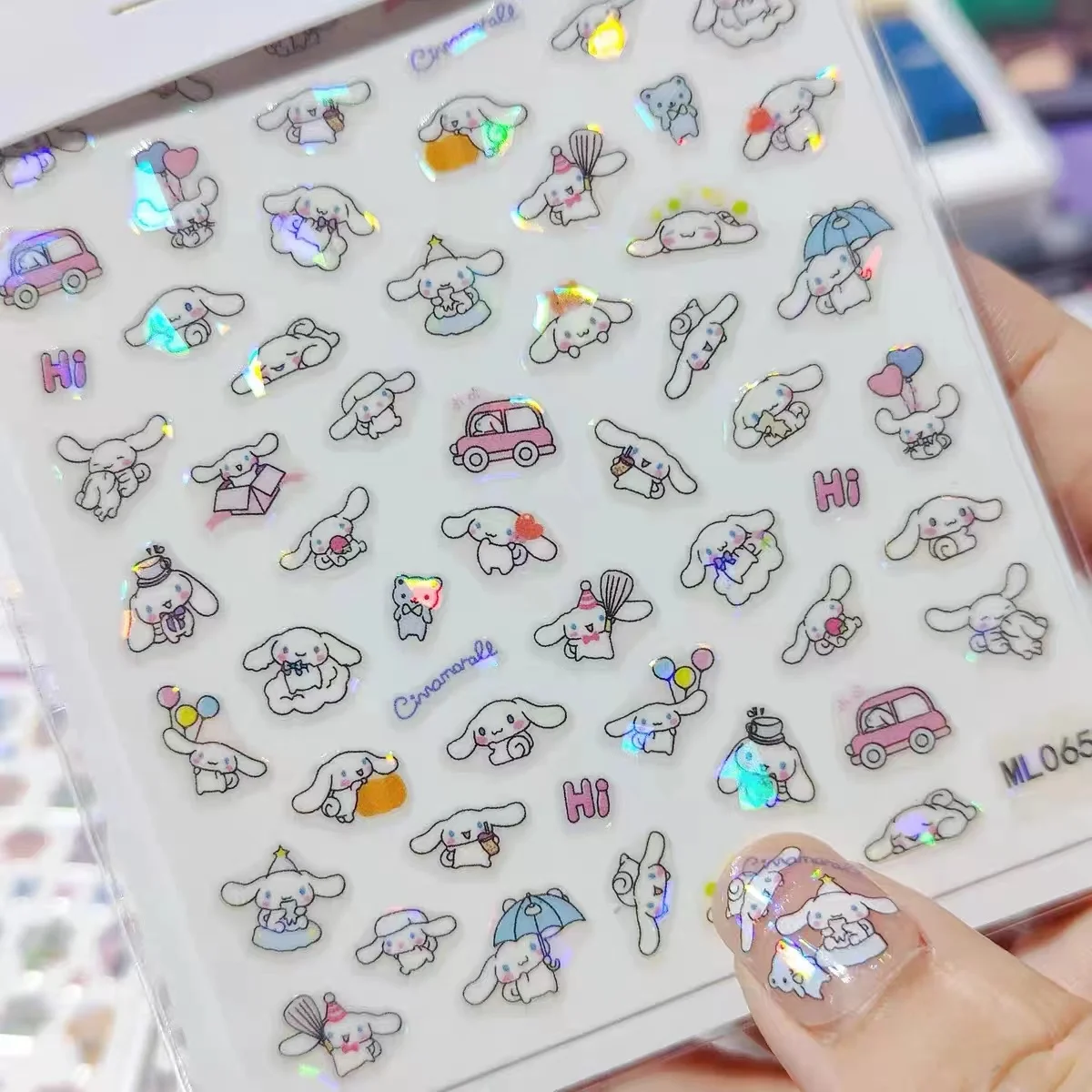 1PCS New Cartoon Hello Kitty Stickers Sanrio Cinnamoroll Nail Stickers Cute My Melody Stickers For Nails Pochacco Nail Supplies
1PCS New Cartoon Hello Kitty Stickers Sanrio Cinnamoroll Nail Stickers Cute My Melody Stickers For Nails Pochacco Nail Supplies