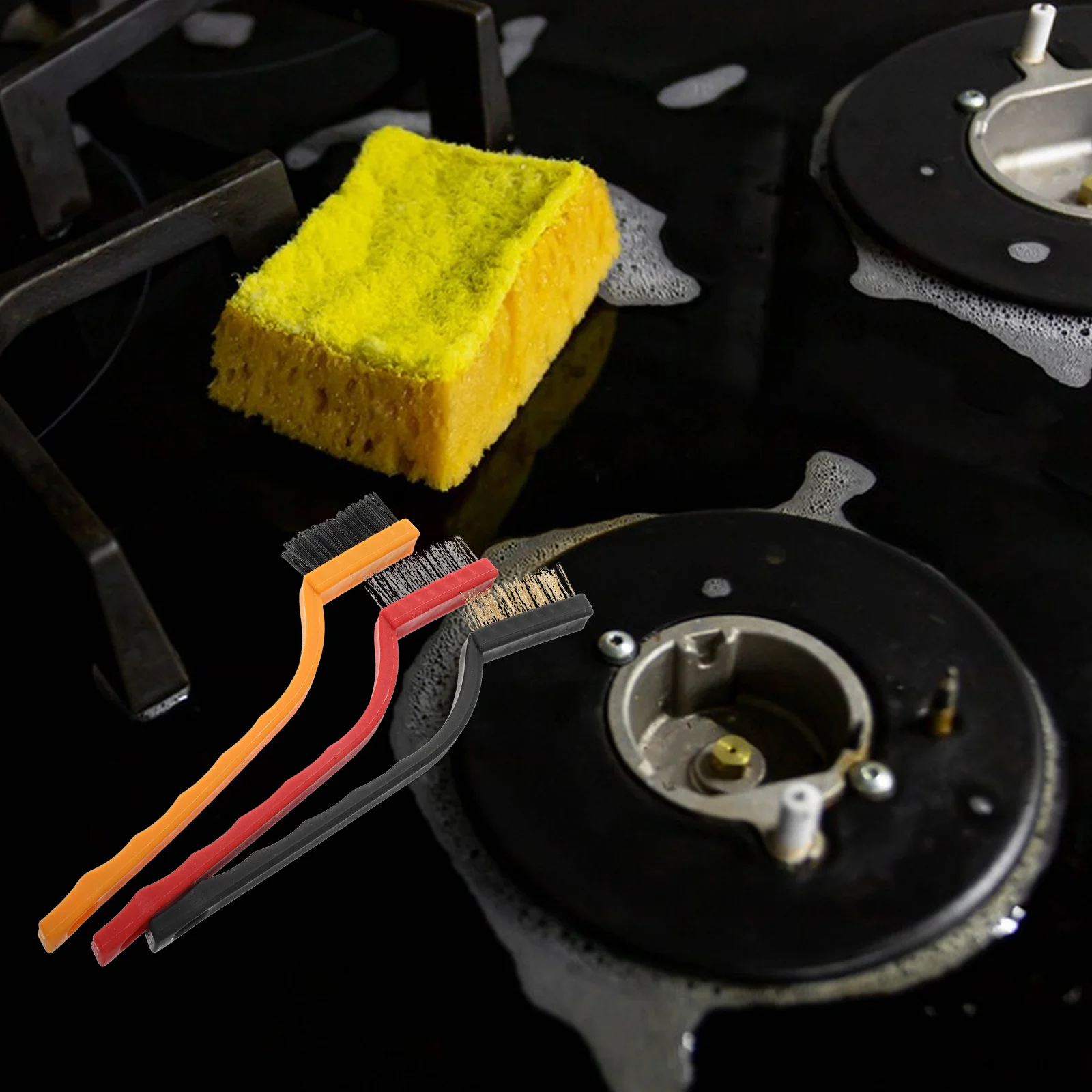 2 set Gas Stove Cleaning Brush Set Heavy Duty Wire Bristle For Range Hood Gap Deep Clean Kitchen Detail Scrub Tool
2 set Gas Stove Cleaning Brush Set Heavy Duty Wire Bristle For Range Hood Gap Deep Clean Kitchen Detail Scrub Tool