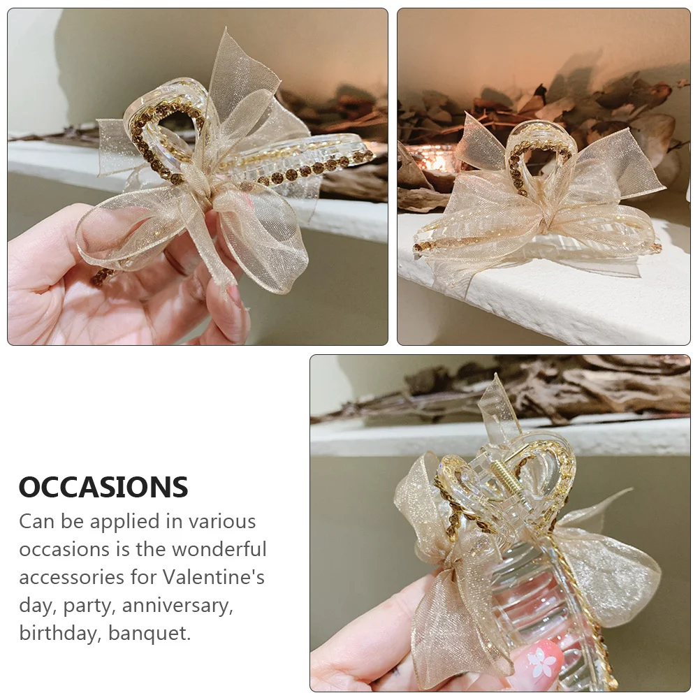 2pcs Bow Clips For Women Strong Hold Claw Clips Decorative Hairpins For Makeup Bath Cooking Hair Jaw Clamps Fashionable Hair
2pcs Bow Clips For Women Strong Hold Claw Clips Decorative Hairpins For Makeup Bath Cooking Hair Jaw Clamps Fashionable Hair