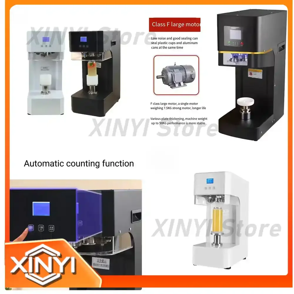 JIAHE for 350ml Beverage Can Seamer Automatic Tin Can Sealing Machine for Soda Beer Juice Cans Food Packaging Equipment
JIAHE for 350ml Beverage Can Seamer Automatic Tin Can Sealing Machine for Soda Beer Juice Cans Food Packaging Equipment