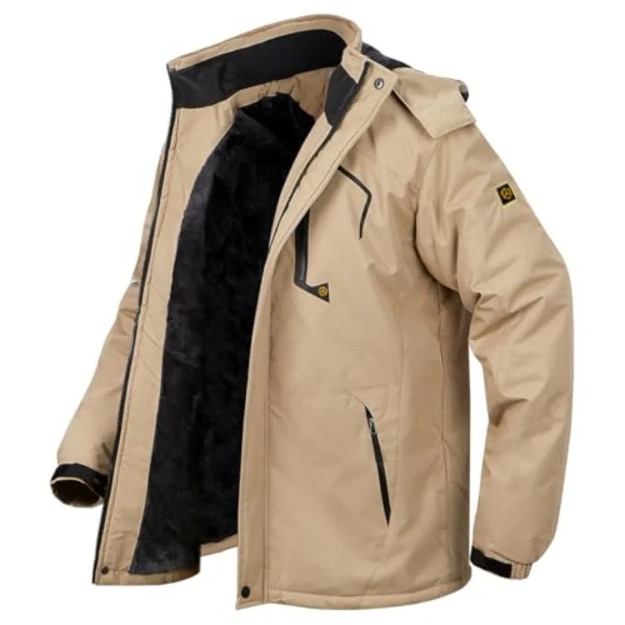 Men's Winter Ski Jacket Warm Fleece Waterproof Outdoor Mountain Hiking Windbreaker Hooded Snow Rain Coat
Men's Winter Ski Jacket Warm Fleece Waterproof Outdoor Mountain Hiking Windbreaker Hooded Snow Rain Coat