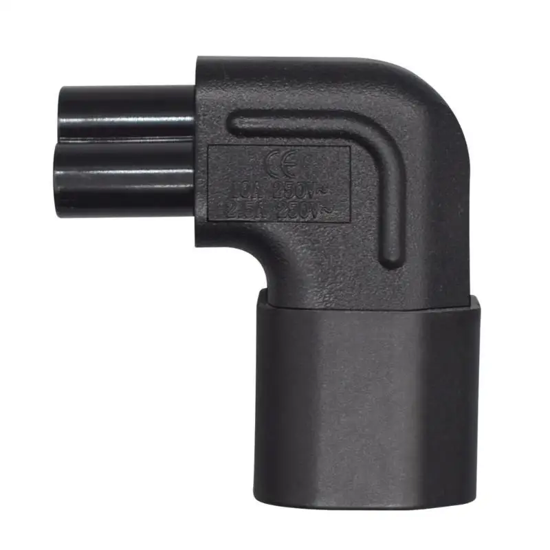 Преобразователь мощности IEC320 C5 652F Штекер IEC C14 с угловым разъемом вверх/вниз C5
Преобразователь мощности IEC320 C5 652F Штекер IEC C14 с угловым разъемом вверх/вниз C5