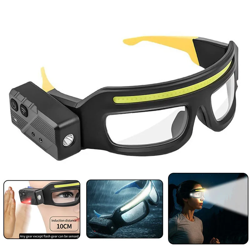 New XTE Multifunctional Glasses Headlamp Touch-sensitive with Type-C Charging Waterproof Glasses Light For Cycling Running
New XTE Multifunctional Glasses Headlamp Touch-sensitive with Type-C Charging Waterproof Glasses Light For Cycling Running