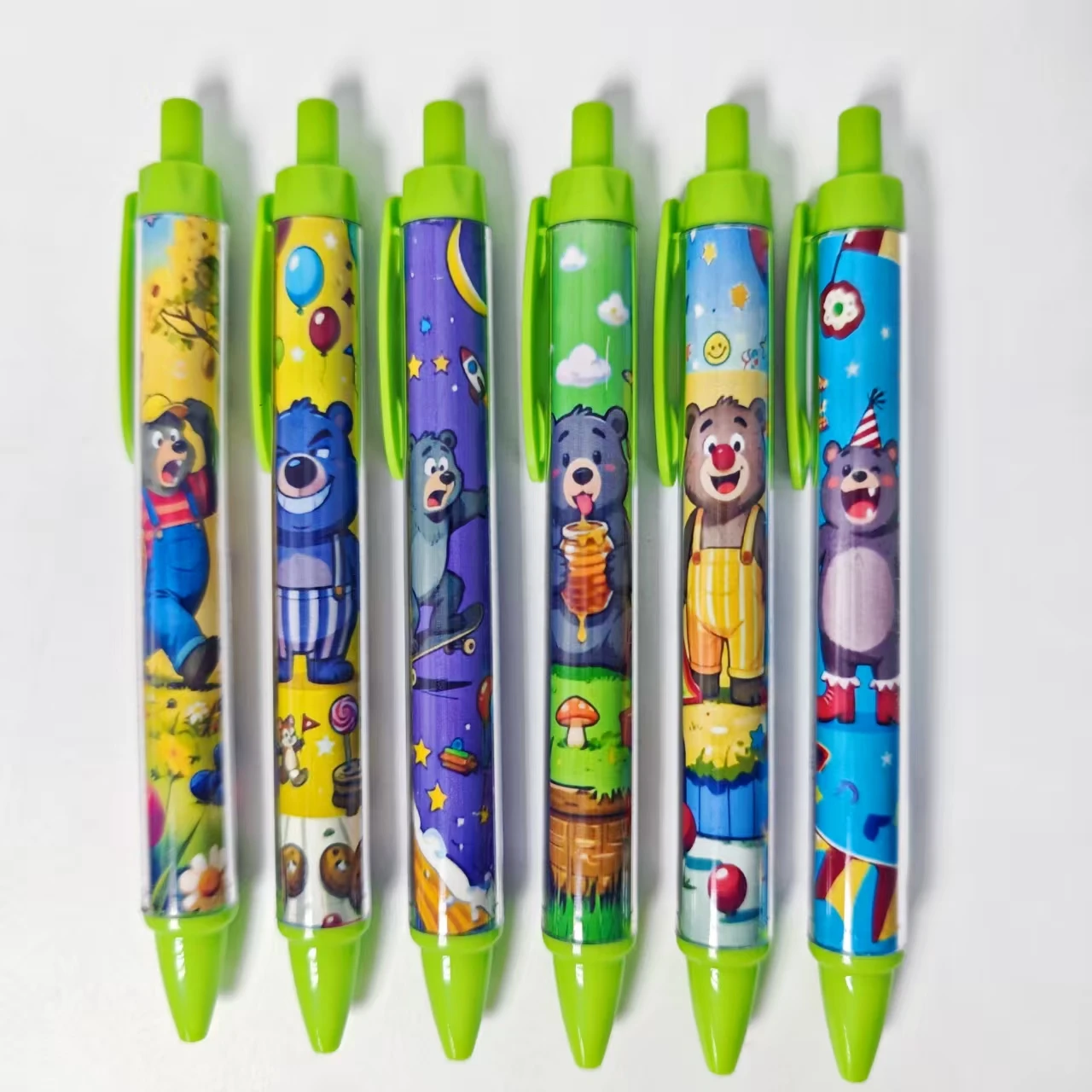 6 шт./11 шт. забавный маленький медведь гризли тема пресс шариковая ручка повседневный офис открытый студент обучение канцелярские принадлежности подарочная ручка
6 шт./11 шт. забавный маленький медведь гризли тема пресс шариковая ручка повседневный офис открытый студент обучение канцелярские принадлежности подарочная ручка