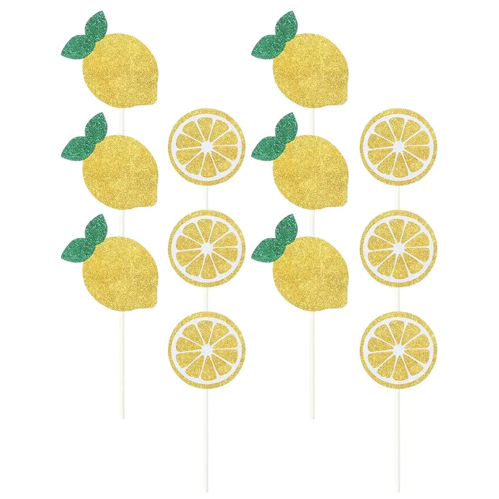 12 Pcs Lemon Cake Toppers Decorating Kits Glitter Insert Jesus Fruit Decorations Wood Cupcake
12 Pcs Lemon Cake Toppers Decorating Kits Glitter Insert Jesus Fruit Decorations Wood Cupcake