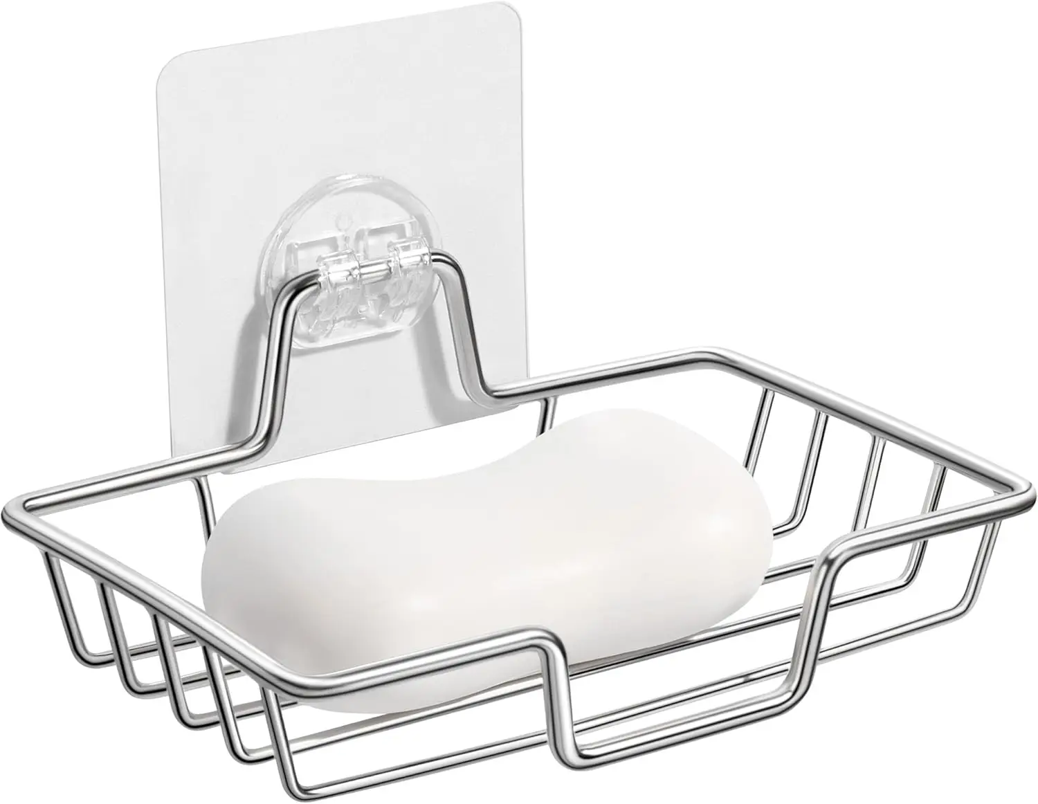 Настенный держатель для мыла из нержавеющей стали без сверления, подставка для ванной и кухни, квадратный дизайн, серебристый, устойчивый к ржавчине
Настенный держатель для мыла из нержавеющей стали без сверления, подставка для ванной и кухни, квадратный дизайн, серебристый, устойчивый к ржавчине