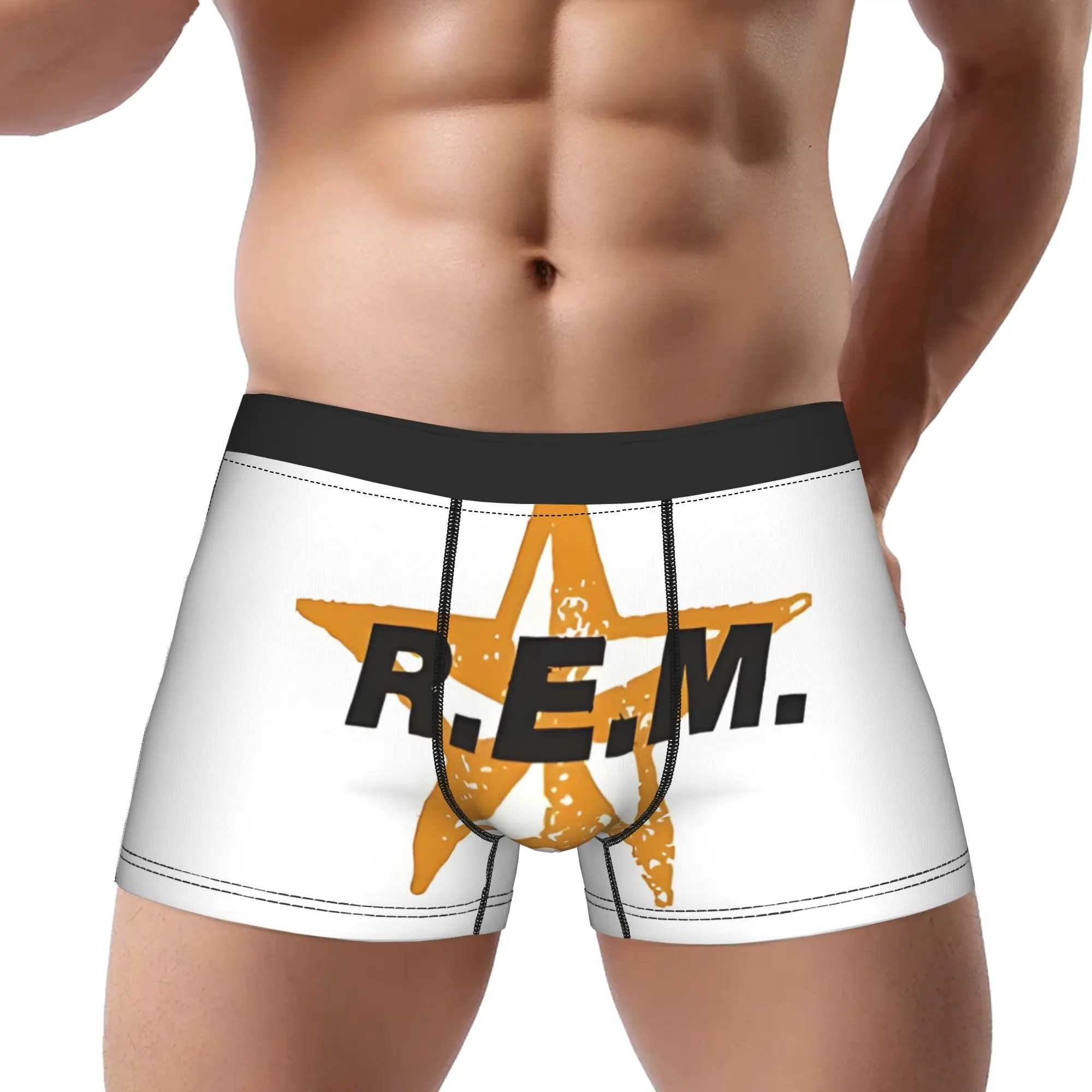 R.E.M Underpants Breathbale Panties Male Underwear Ventilate Shorts Boxer Briefs
R.E.M Underpants Breathbale Panties Male Underwear Ventilate Shorts Boxer Briefs