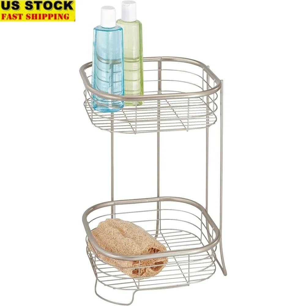 Metal Wire Shower Caddy 2-Tier Corner Storage Organizer Bath Shelf Baskets Shampoo Soap Conditioner Bathroom Accessories
Metal Wire Shower Caddy 2-Tier Corner Storage Organizer Bath Shelf Baskets Shampoo Soap Conditioner Bathroom Accessories