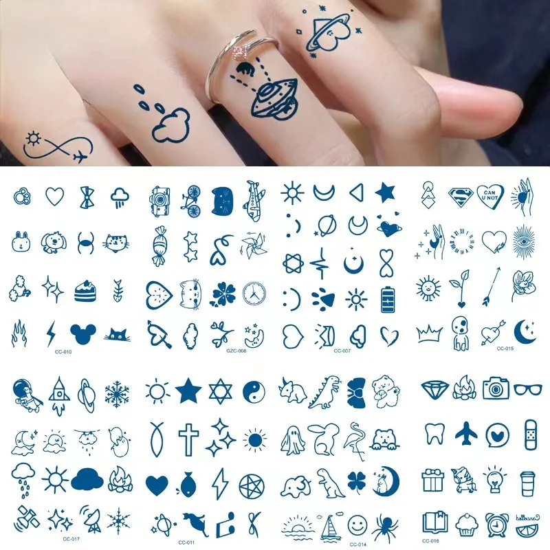 Finger Cochlear Herbal Fruit Juice Tattoo Sticker Waterproof Men Women Lasting Small Love Planet Semi Permanent Temporary Tattoo
Finger Cochlear Herbal Fruit Juice Tattoo Sticker Waterproof Men Women Lasting Small Love Planet Semi Permanent Temporary Tattoo