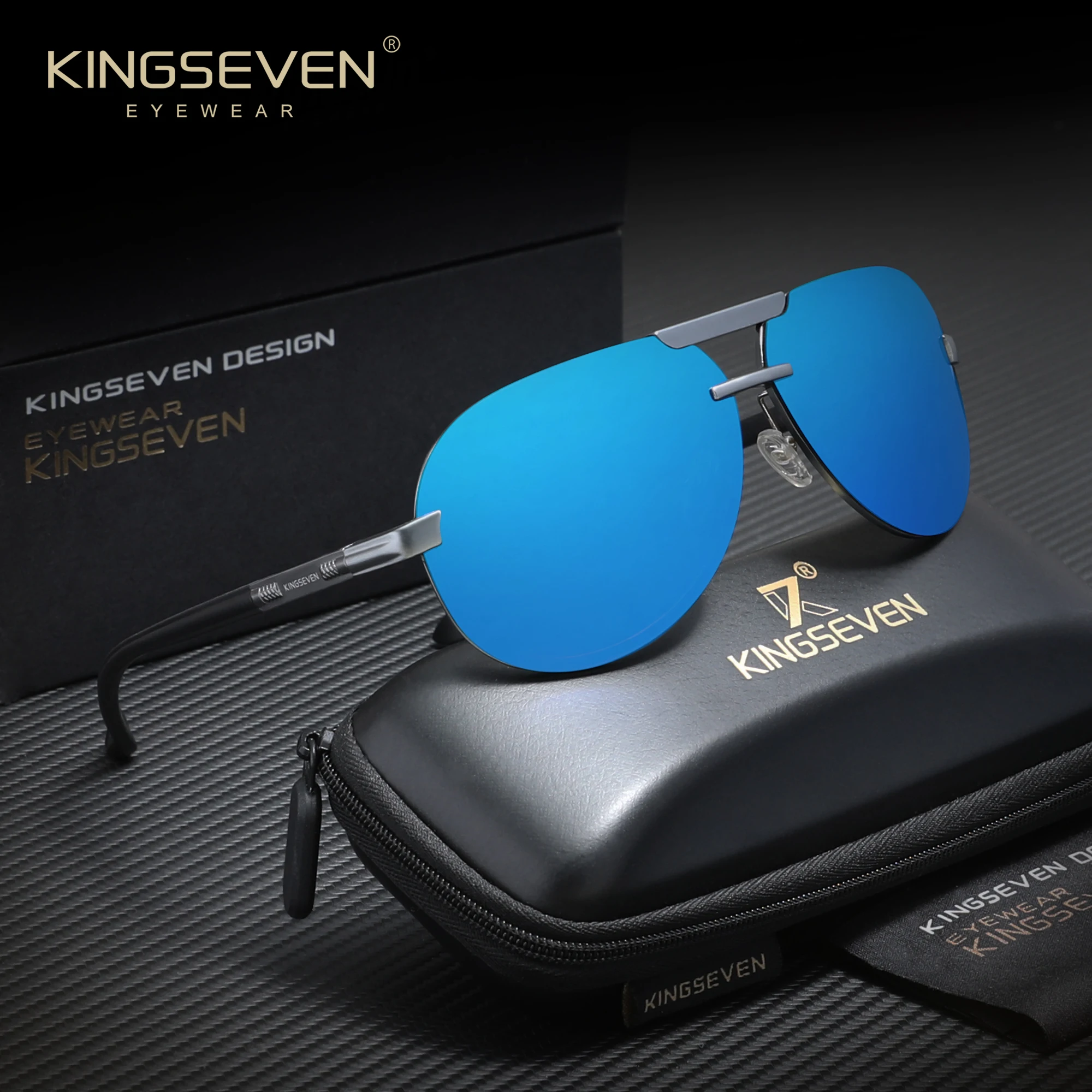KINGSEVEN Brand Sunglasses Polarized UV400 Trendy Driving Men Women Glasses Retro Fashion Outdoor Eyewear
KINGSEVEN Brand Sunglasses Polarized UV400 Trendy Driving Men Women Glasses Retro Fashion Outdoor Eyewear