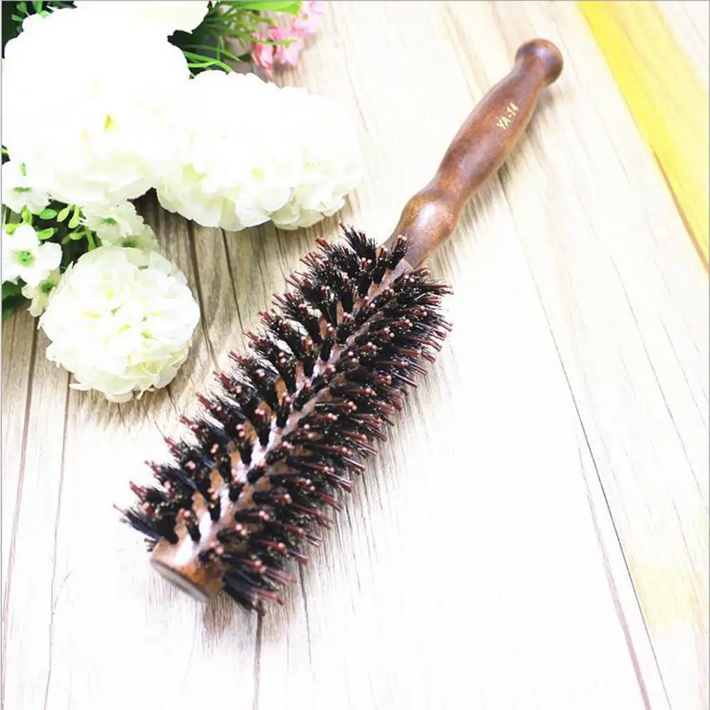 Wooden Handle Hair Round Comb Brush Boar Bristle Round Styling Brush for Professional Hairdressing and Dyeing
Wooden Handle Hair Round Comb Brush Boar Bristle Round Styling Brush for Professional Hairdressing and Dyeing