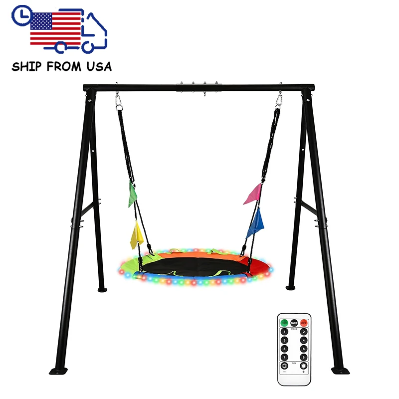 Zoshine Premium Garden Swing Set Modern LED Illuminated Design Luxury Outdoor Decor
Zoshine Premium Garden Swing Set Modern LED Illuminated Design Luxury Outdoor Decor