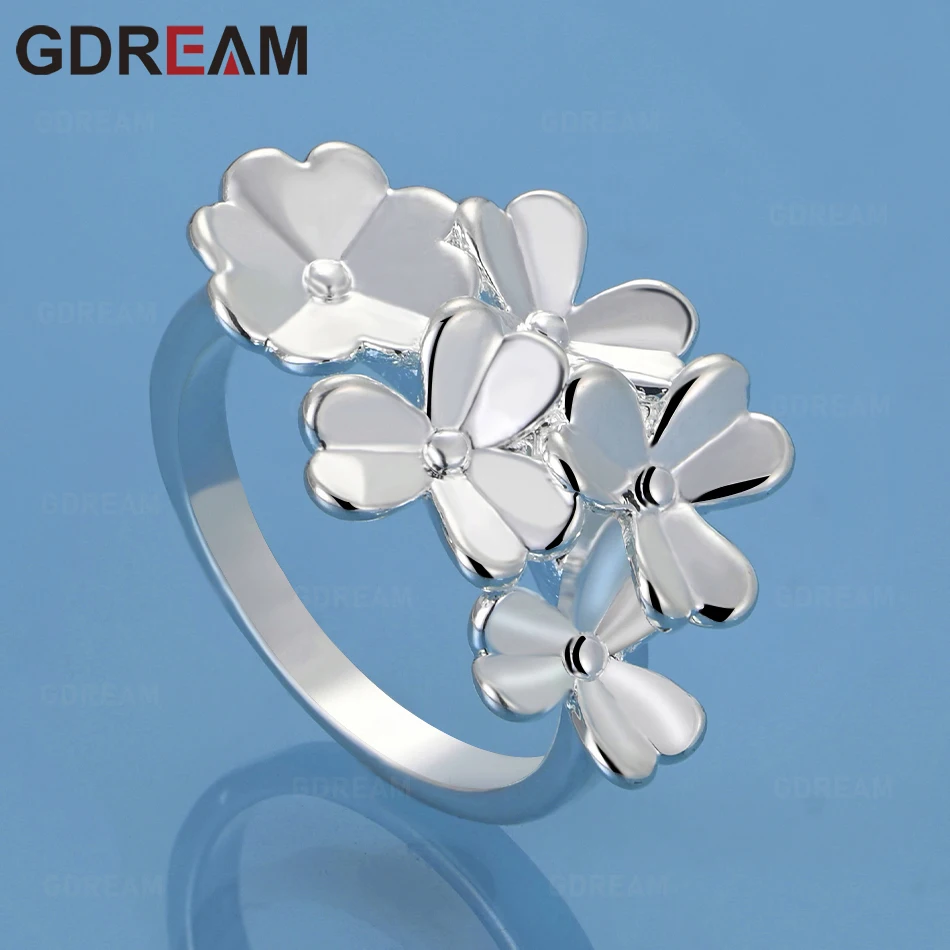 GDREAM 925 Sterling Silver Flower-Shaped Ring Women'S Commuting Accessories Christmas Gift Jewelry
GDREAM 925 Sterling Silver Flower-Shaped Ring Women'S Commuting Accessories Christmas Gift Jewelry